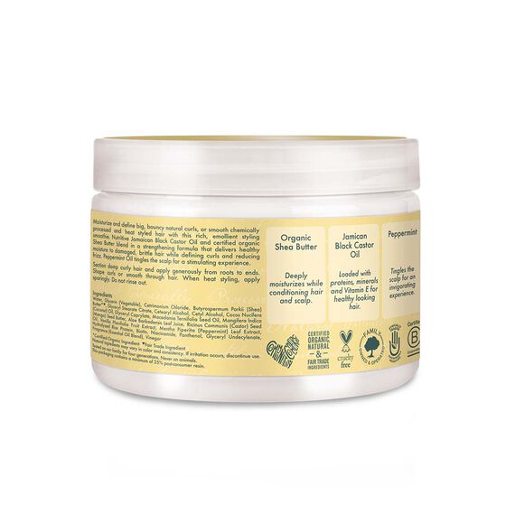 Shea Moisture Jamaikanisches schwarzes Rizinusöl stärkt und regeneriert den Smoothie, 340 g