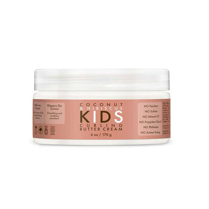 Shea Moisture Coconut &amp; Hibiscus Kids Curl Cream 6oz, 170gr