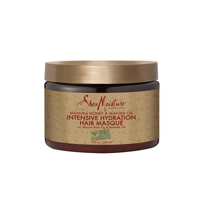 Masque capillaire hydratant intensif SheaMoisture au miel de Manuka et à l'huile de Mafura 354ml 12 floz