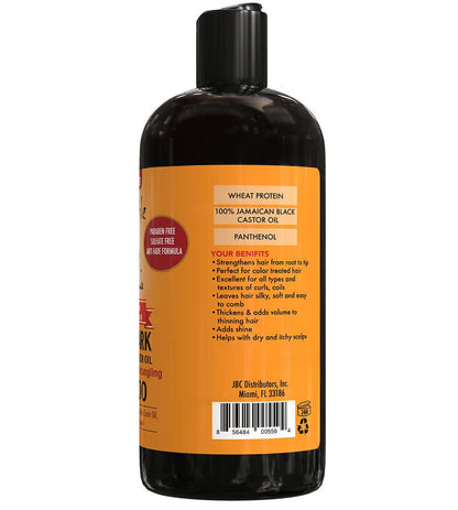 Shampoo hydratant et démêlant avec huile de ricin noir jamaïcain – Sunny Isle, 340 g