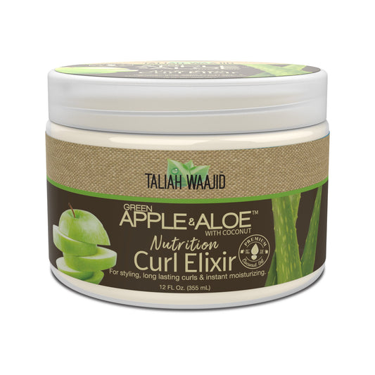 Taliah Waajid Green Apple n Aloe Curl Elixir  crema  per lo styling  ricci tipo 4  355ml