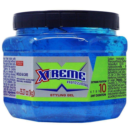 Wet Line Xtreme Professional Styling Gel Blue 1kg, 35.28oz